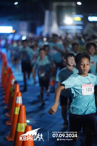 Race photo from KBP City Run 2024