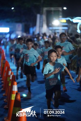 Race photo from KBP City Run 2024
