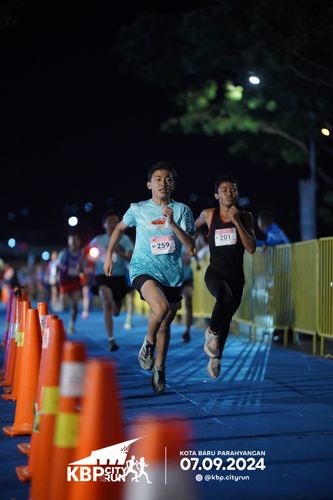 Race photo from KBP City Run 2024