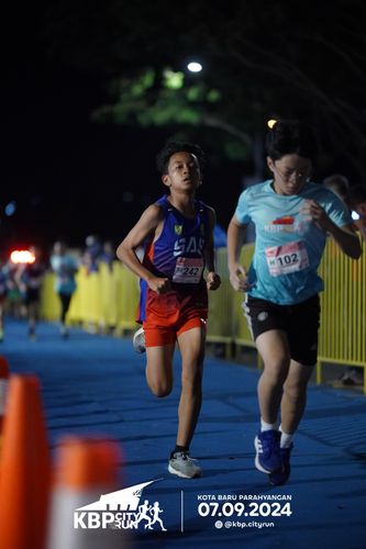 Race photo from KBP City Run 2024