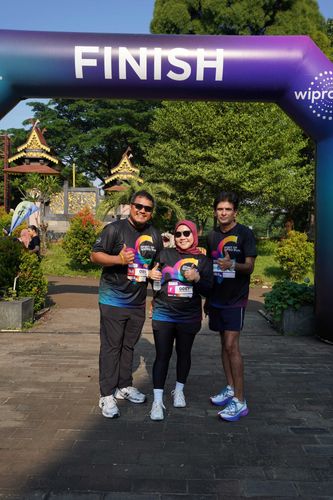 Race photo from WIPRO RUN 2025 - Vitalis Unza 20th Anniversary