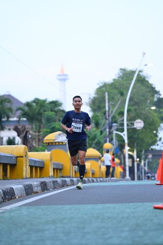 Race photo from KEMLU RUN 2025