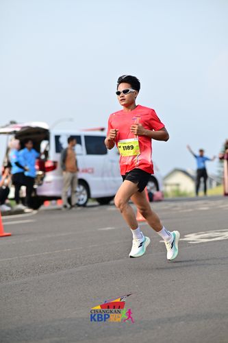 Race photo from CISANGKAN KBP CITY RUN 2025