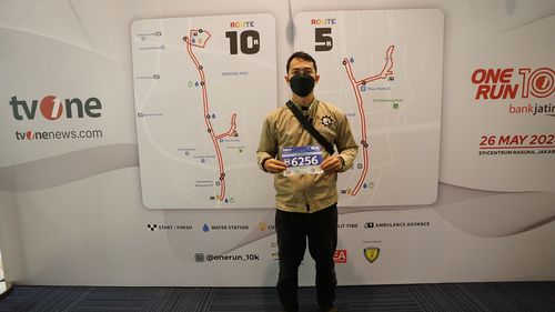 Race photo from ONE RUN 10 K