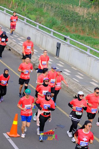 Race photo from CISANGKAN KBP CITY RUN 2025