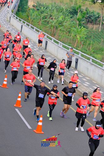 Race photo from CISANGKAN KBP CITY RUN 2025