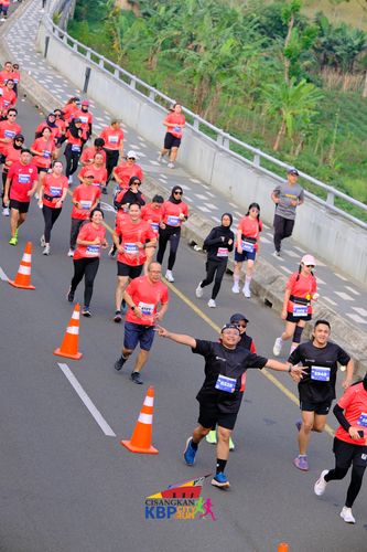 Race photo from CISANGKAN KBP CITY RUN 2025