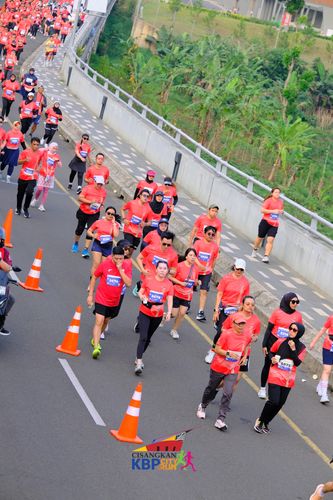 Race photo from CISANGKAN KBP CITY RUN 2025
