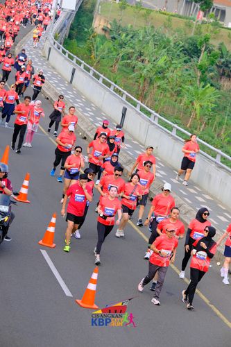 Race photo from CISANGKAN KBP CITY RUN 2025