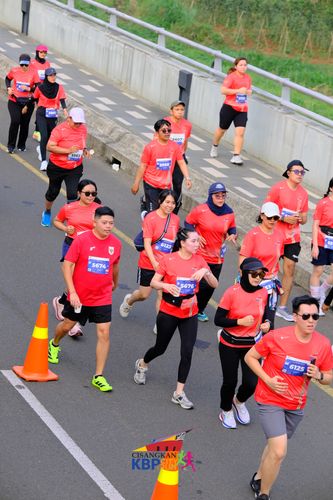 Race photo from CISANGKAN KBP CITY RUN 2025