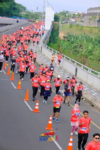 Race photo from CISANGKAN KBP CITY RUN 2025