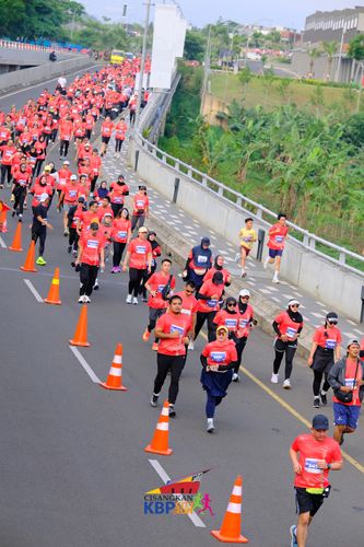 Race photo from CISANGKAN KBP CITY RUN 2025