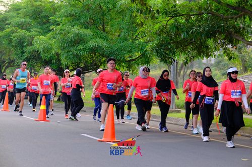 Race photo from CISANGKAN KBP CITY RUN 2025