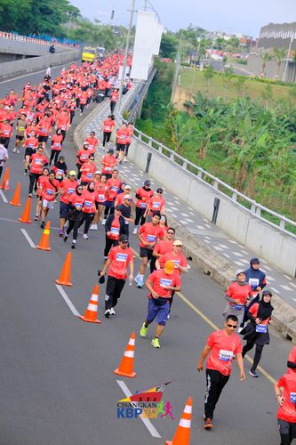 Race photo from CISANGKAN KBP CITY RUN 2025