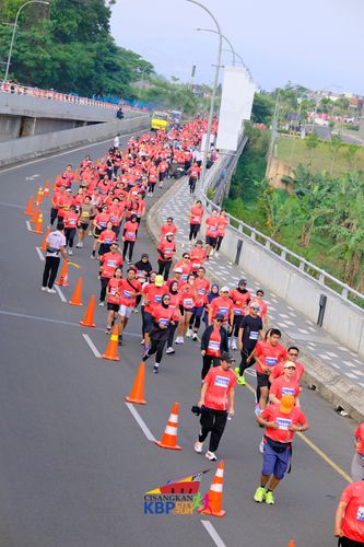 Race photo from CISANGKAN KBP CITY RUN 2025
