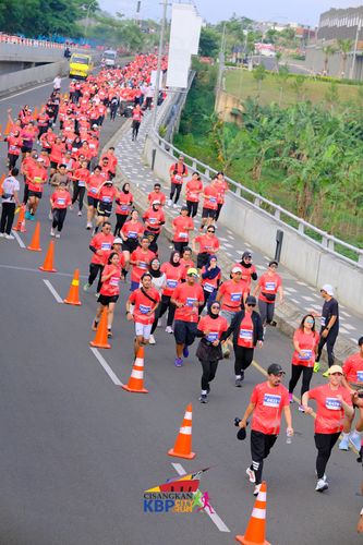 Race photo from CISANGKAN KBP CITY RUN 2025