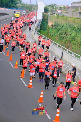 Race photo from CISANGKAN KBP CITY RUN 2025