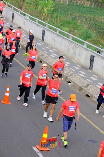 Race photo from CISANGKAN KBP CITY RUN 2025
