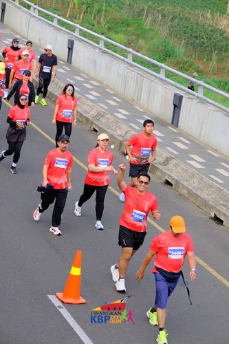 Race photo from CISANGKAN KBP CITY RUN 2025