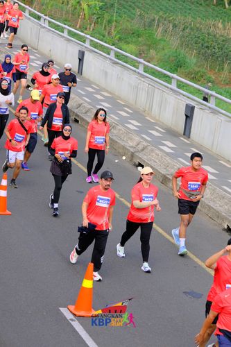 Race photo from CISANGKAN KBP CITY RUN 2025