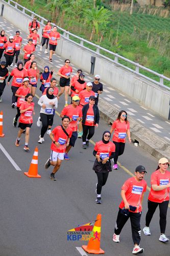 Race photo from CISANGKAN KBP CITY RUN 2025