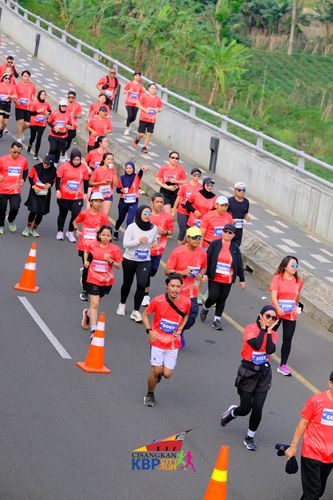 Race photo from CISANGKAN KBP CITY RUN 2025