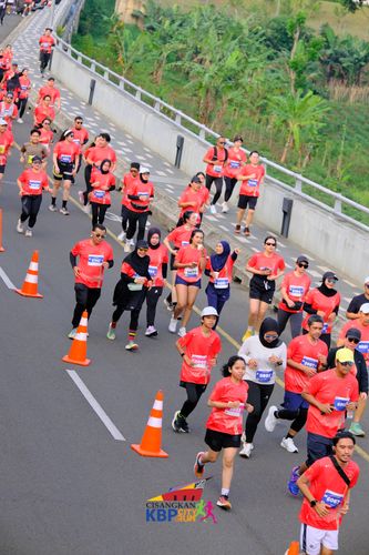 Race photo from CISANGKAN KBP CITY RUN 2025