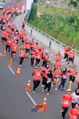Race photo from CISANGKAN KBP CITY RUN 2025