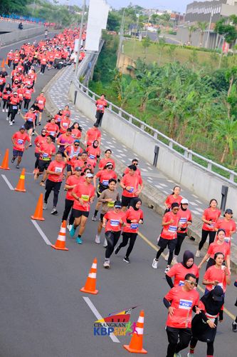 Race photo from CISANGKAN KBP CITY RUN 2025