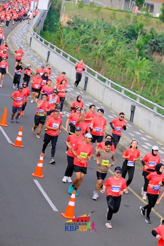 Race photo from CISANGKAN KBP CITY RUN 2025