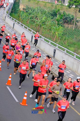 Race photo from CISANGKAN KBP CITY RUN 2025