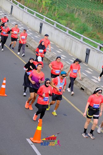 Race photo from CISANGKAN KBP CITY RUN 2025
