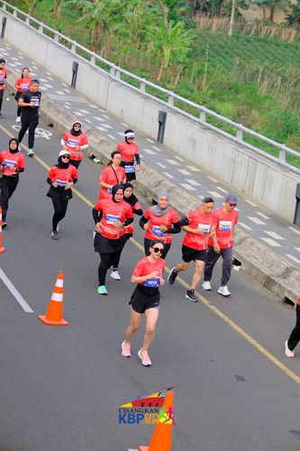 Race photo from CISANGKAN KBP CITY RUN 2025