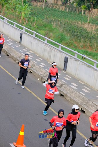 Race photo from CISANGKAN KBP CITY RUN 2025