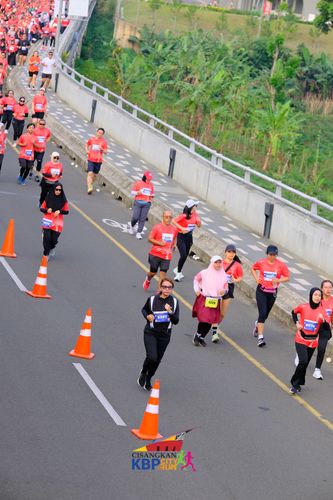 Race photo from CISANGKAN KBP CITY RUN 2025