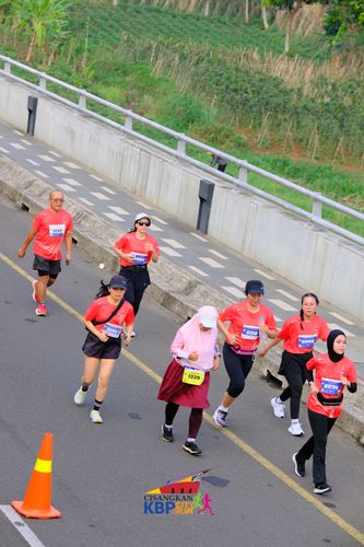 Race photo from CISANGKAN KBP CITY RUN 2025
