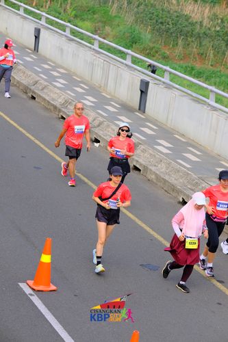Race photo from CISANGKAN KBP CITY RUN 2025