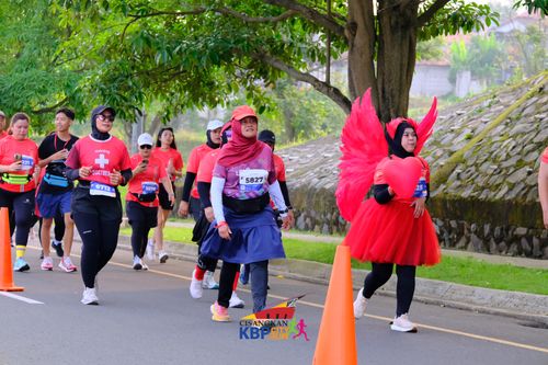 Race photo from CISANGKAN KBP CITY RUN 2025