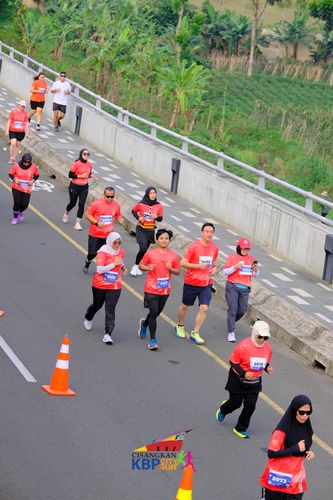 Race photo from CISANGKAN KBP CITY RUN 2025