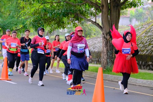 Race photo from CISANGKAN KBP CITY RUN 2025