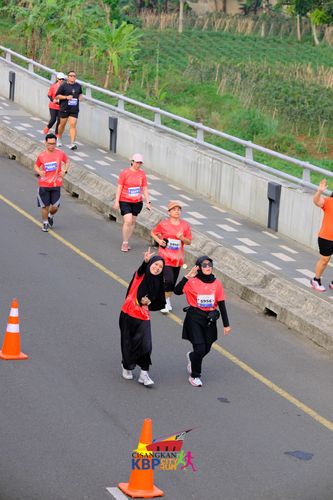 Race photo from CISANGKAN KBP CITY RUN 2025