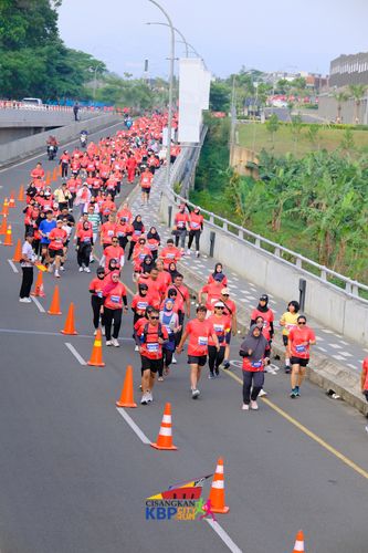 Race photo from CISANGKAN KBP CITY RUN 2025