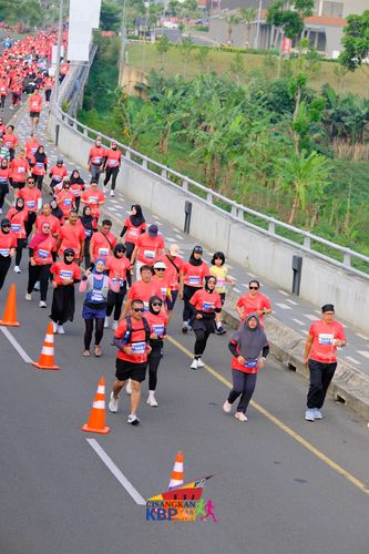 Race photo from CISANGKAN KBP CITY RUN 2025