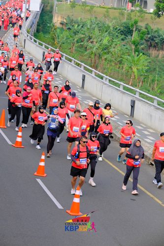 Race photo from CISANGKAN KBP CITY RUN 2025