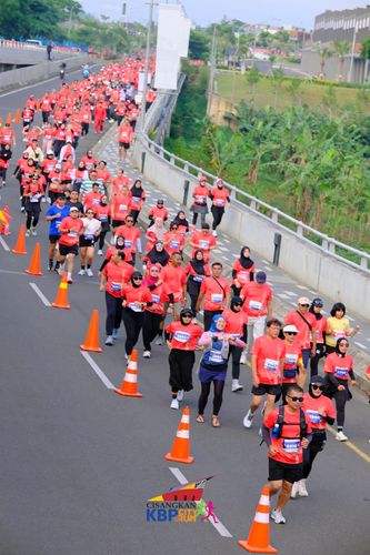 Race photo from CISANGKAN KBP CITY RUN 2025