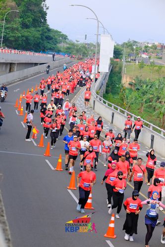 Race photo from CISANGKAN KBP CITY RUN 2025