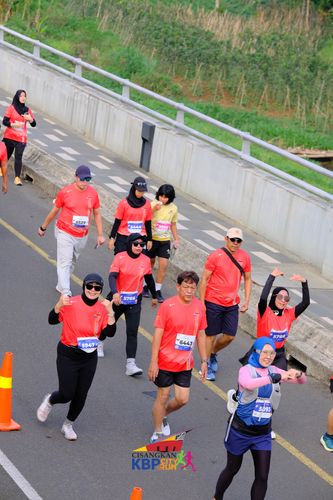 Race photo from CISANGKAN KBP CITY RUN 2025