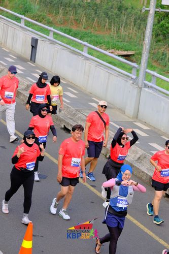 Race photo from CISANGKAN KBP CITY RUN 2025
