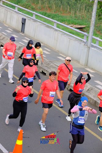 Race photo from CISANGKAN KBP CITY RUN 2025
