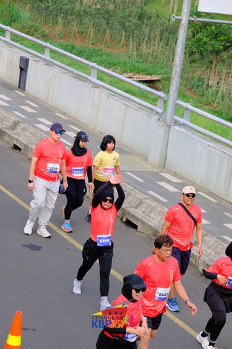 Race photo from CISANGKAN KBP CITY RUN 2025